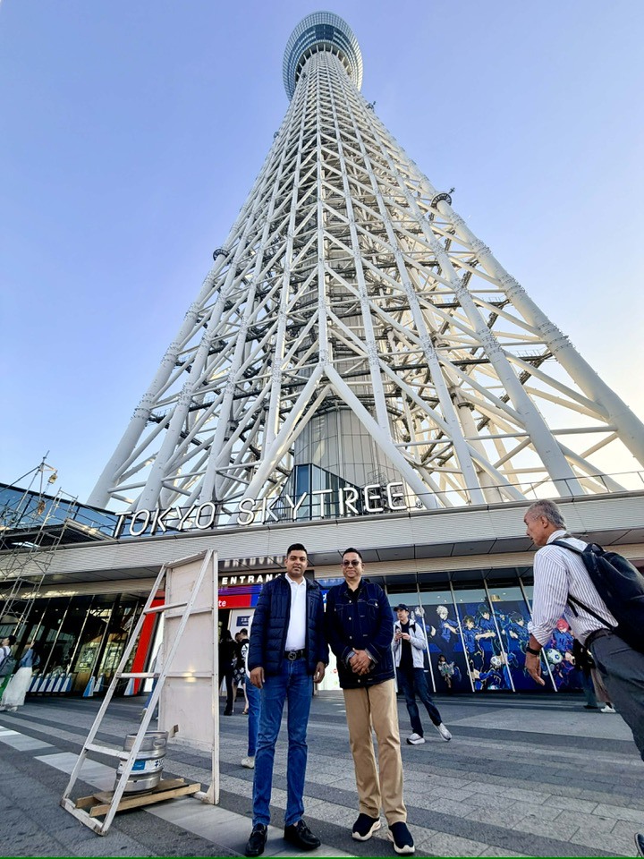 Business visit to Tokyo Skytree